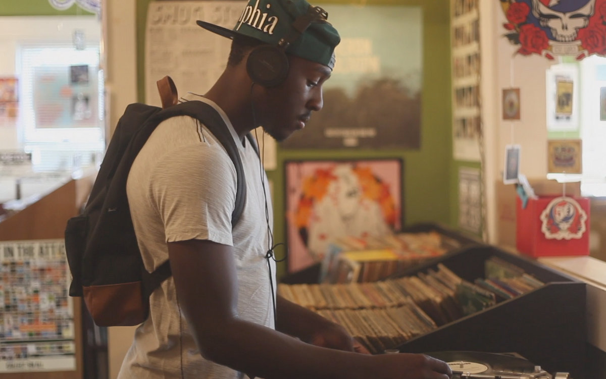 J. Rhodan goes record digging in The Casino video - Sphereofhiphop.com