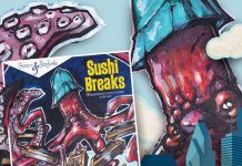 Help feed displaced families in Houston: Sushi Breaks vinyl Help feed displaced families in Houston: Sushi Breaks vinyl